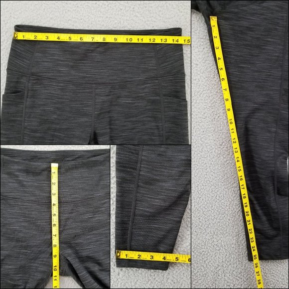 Mondetta Leggings Womens Grey Black Pull On Stretch Pants Size M - Picture 6 of 8